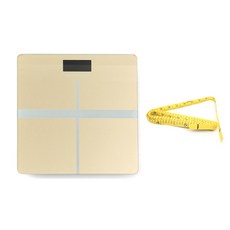 交叉四角數位體重計, 刻度（黃色），捲尺（隨機）, 單品