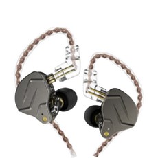 anyclear 成品耳機 無麥克風, 黑色, KZ-ZSNpro