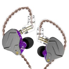 anyclear 成品耳機 無麥克風, 紫色, KZ-ZSNpro