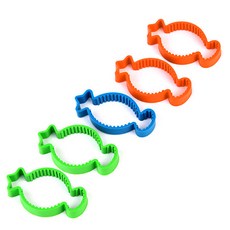 Briske Style Idea橡膠開罐器, 隨機發貨, 5個