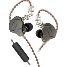 anyclear 成品耳機 含麥克風, 黑色, KZ-ZSNpro