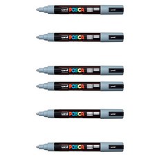 포스카 컬러마커 PC-5M GREY, 6개, 1색