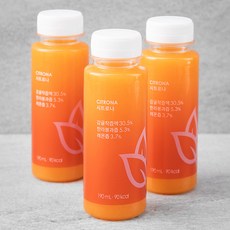 올가니카 시트로나 과채주스, 190ml, 3개