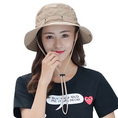 Jinomall女款基本登山帽, 淺褐色的