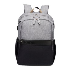 JH Company 雙色拼布後背包, 黑色