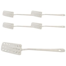 不鏽鋼濾油平鍋鏟 L號, 單色, 5個