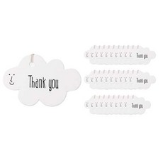 白雲感謝吊牌, 100個, 混合顏色