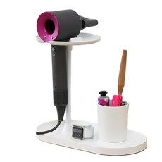 吹風機固定支架, 1個, 白色