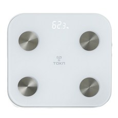 토큰 스마트체중계, 화이트, 1개, TN-S