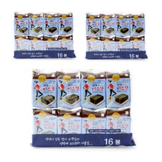 hanadamfood 廣川便當用海苔 16包入, 64g, 3袋