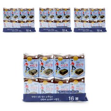 hanadamfood 廣川便當用海苔 16包入, 64g, 4袋