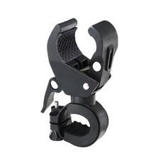 自行車多用途手電筒支架, 黑色, 1個