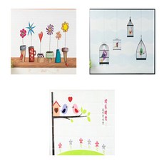 JS 廚房用防汙壁貼 JSC_008 3入, 1套