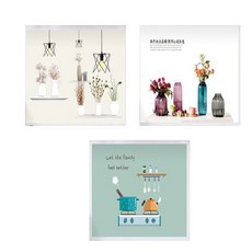 JS 廚房用防汙壁貼 JSC_003 3入, 1套