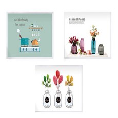 JS 廚房用防汙壁貼 JSC_002 3入, 1套