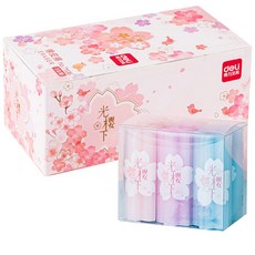 deLi 粉彩橡皮擦 18 件套, 隨機發貨, 1套