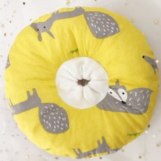 凱利商城狗貓防過度修飾甜甜圈墊頸項圈黃狐M, 60克, 1個