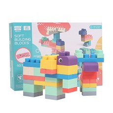 Baby Fury 嬰兒粉彩軟塊 80 片, 混合顏色