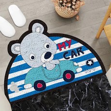 只等你 躲貓貓 狗狗 PVC線圈腳踏墊, 02