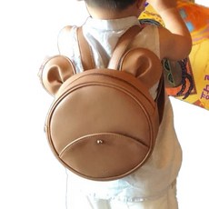 小熊造型防走失背包, 深米色, 1入
