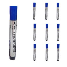 SEOWOO 易擦拭液態白板筆, 10個, 藍色