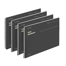 모트모트 태스크 매니저 16WEEKS 플래너, 다크호스, 4개