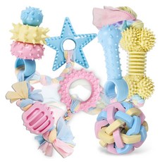 叮咚寵物寵物拖船粉彩玩具 7 件套, 隨機出貨, 1組