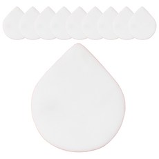 7 CHILFACE MAKEUP BRUSH 水潤美妝蛋, 白色, 10個