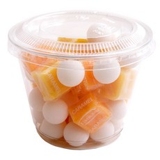 韓國製多用途杯 210ml D-9 + 平面無孔蓋, 50入, 1套