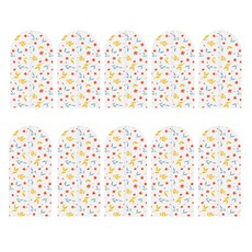 MINEING PEVA花朵圖案衣物防塵罩組 M號 5入+L號 5入, 1組