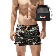 NAYA STYLE 男款沙灘短褲+專用收納袋組合 FZ-187-2PU