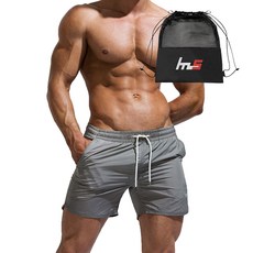 NAYA STYLE 男款沙灘短褲+專用收納袋組合 FZ-182-4PU