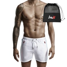 NAYA STYLE 男款沙灘短褲+專用收納袋組 FZ-204-1PU