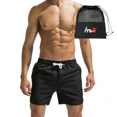 NAYA STYLE 男款沙灘短褲+專用收納袋組 FZ-192-2PU