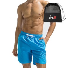 NAYA STYLE 男款沙灘短褲+專用收納袋組 FZ-192-3PU