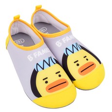 B Family 兒童用 Twinduck 黃色水陸兩用鞋