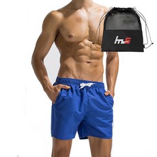 NAYA STYLE 男款沙灘短褲+專用收納袋組 FZ-192-4PU