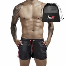 NAYA STYLE 男款沙灘短褲+專用收納袋組合 FZ-184-3PU