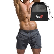 NAYA STYLE 男款沙灘短褲+專用收納袋組 FZ-202-5PU