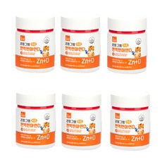 Real Gram 孩童專用鋅+維他命D錠, 60顆, 6罐