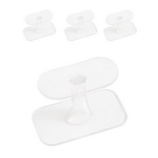 簡約馬桶蓋把手 白色 4入, 1個, 白