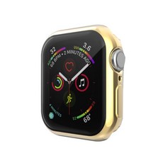 우먼스9999 스마트워치 풀커버 케이스 42mm, 골드, 1개
