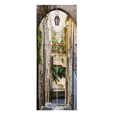 알럽홈 유니크한 풍경 장식 도어 스티커 2p, TYPE 24