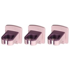 浴室極簡吹風機架, 粉色的, 3個