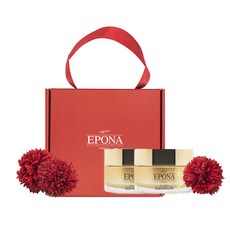 EPONA 紅參黃金霜康乃馨禮盒套組, 50ml, 2入