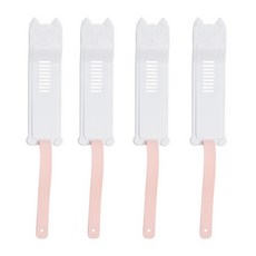 냥이 위생 변기 손잡이 4p, 화이트