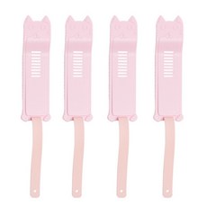 貓咪衛生馬桶把手 4入, 4個, 粉紅色