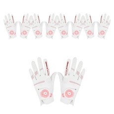 DDAM GOLF 女性防滑高爾夫球手套5雙組 雙手用, 1組