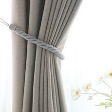 MAISONTEXTILE 向後扭結 2p, 灰色的