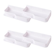 JCP 淺色懸掛式收納, 白色, 4個